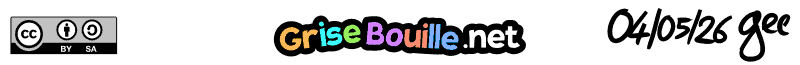 Note : BD sous licence CC BY SA (grisebouille.net), dessinée le 4 mai 2026 par Gee.