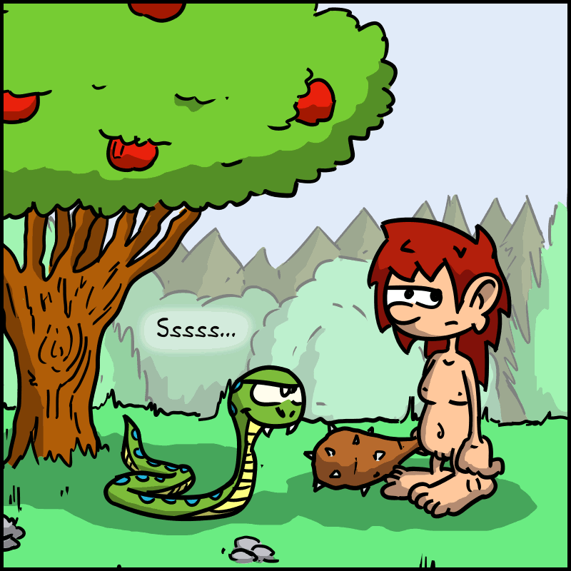 Magnon thinks. The snake: “Sssss...”