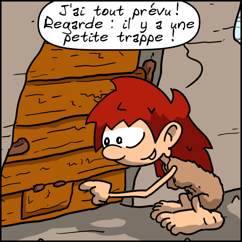 Magnon: “I've thought of everything! Look: there's a little hatch!”