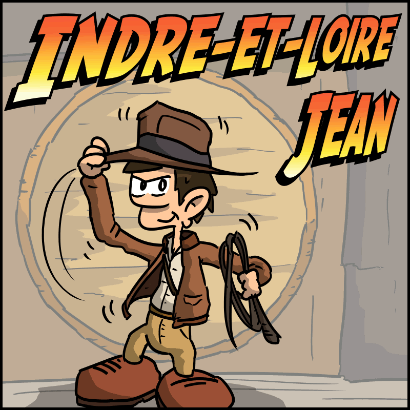 « INDRE-ET-LOIRE JEAN ! » Le professeur a un chapeau comme Indiana Jones.