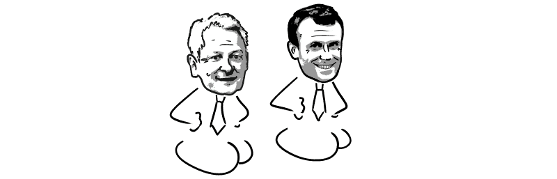 Le Maire et Macron restent comme deux cons, il y a un grand silence.